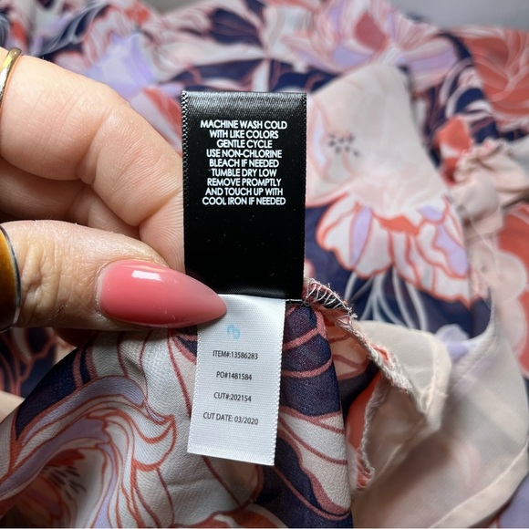 TORRID Sheer Floral Kaftan Swim Cover Up Poolside Vacation Travel Beach Summer‎ - Picture 7 of 7